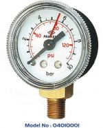 Ø40 mm Alttan Bağlantılı Manometre