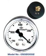 Ø50 mm Arkadan Bağlantılı Manometre & Manovakummetre