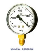 Ø63 mm Alttan Bağlantılı Manometre & Manovakummetre