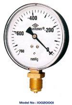 Ø100 mm Alttan Bağlantılı (Akralik Kapaklı) Manometre & Manovakummetre