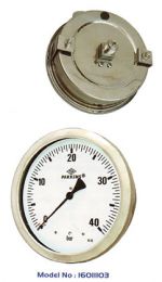 Ø 160 mm Hassas Paslanmaz Tip Basınç Ölçer (Arkadan Bağlantılı Panotip)