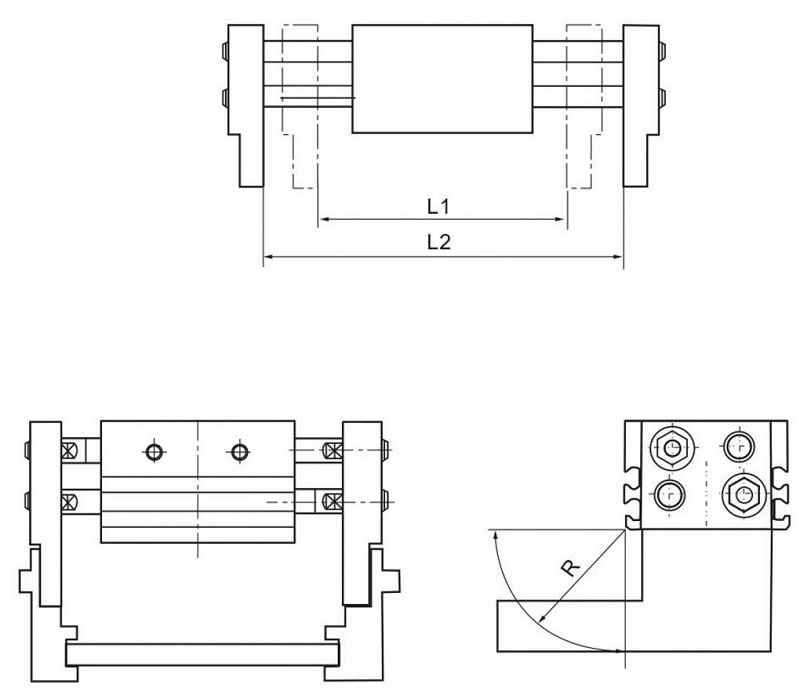 Geniş Tip Paralel Tutucu Gripper Manyetik